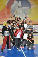 Une equipe de cherliding de l'universite, 47.1  